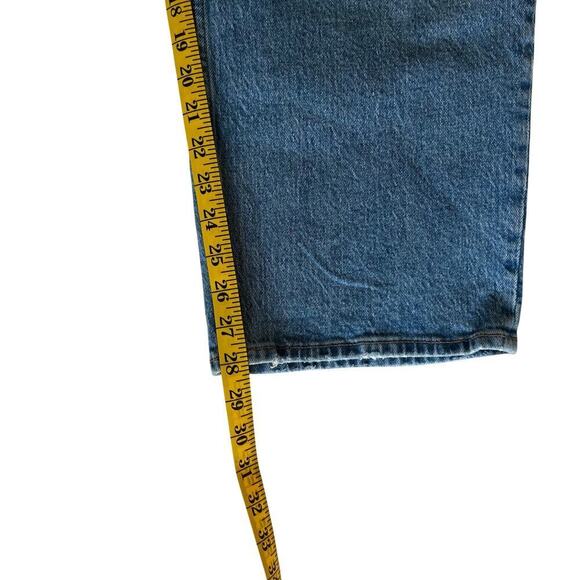 Abercrombie & Fitch Curve Love 90s Straight Ultra High Rise Jeans Size 24 Short - Picture 7 of 7